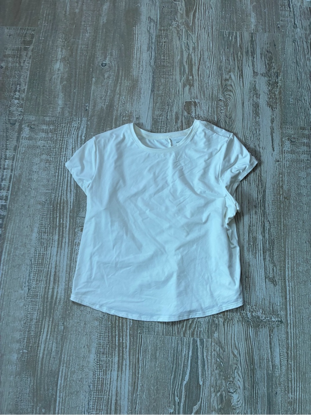 Old Navy White Athletic Shirt